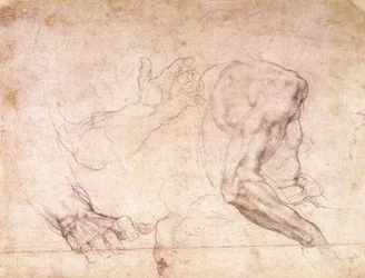 Studies of Hands and an Arm (verso)